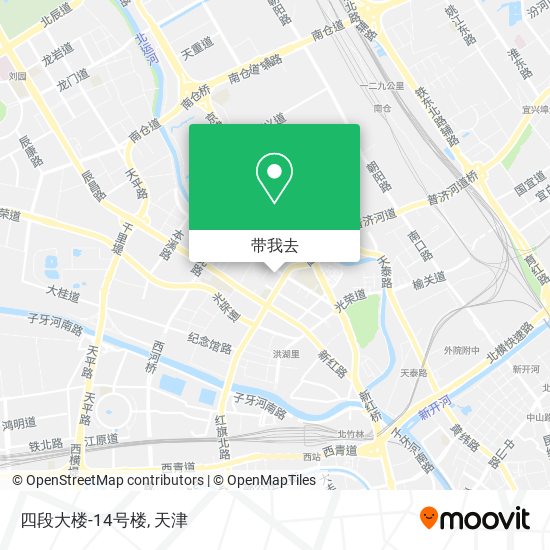 四段大楼-14号楼地图