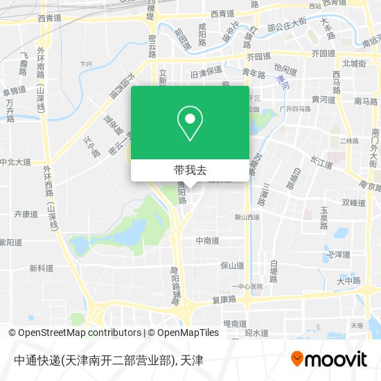 中通快递(天津南开二部营业部)地图