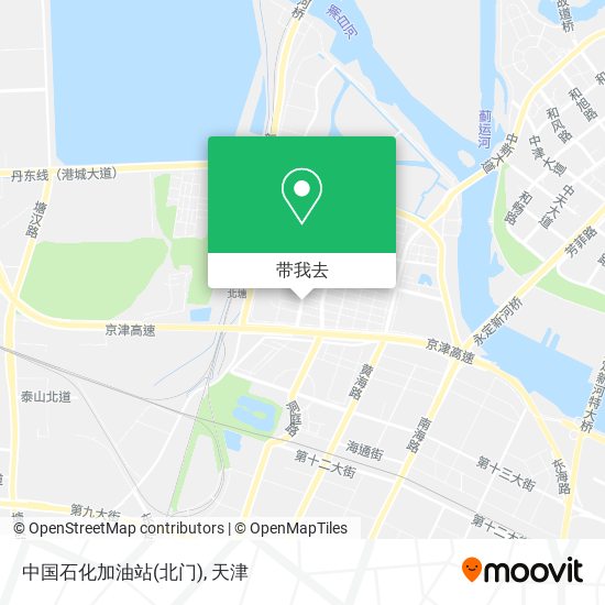 中国石化加油站(北门)地图