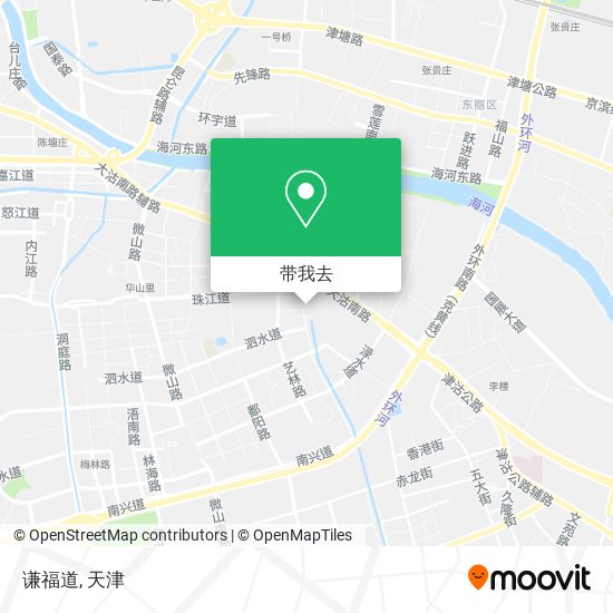 谦福道地图