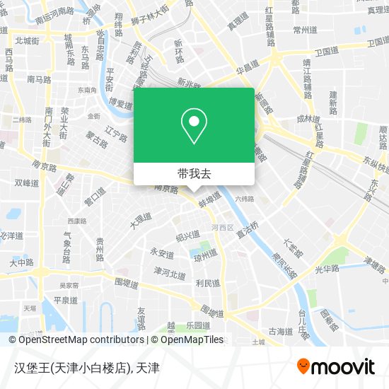 汉堡王(天津小白楼店)地图