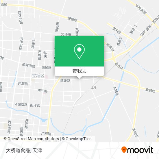 大桥道食品地图