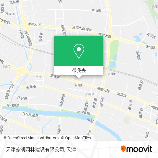 天津苏润园林建设有限公司地图