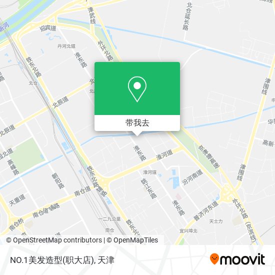 NO.1美发造型(职大店)地图