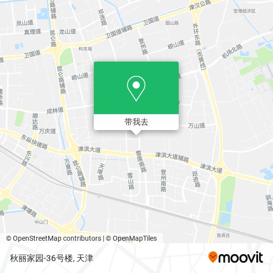 秋丽家园-36号楼地图