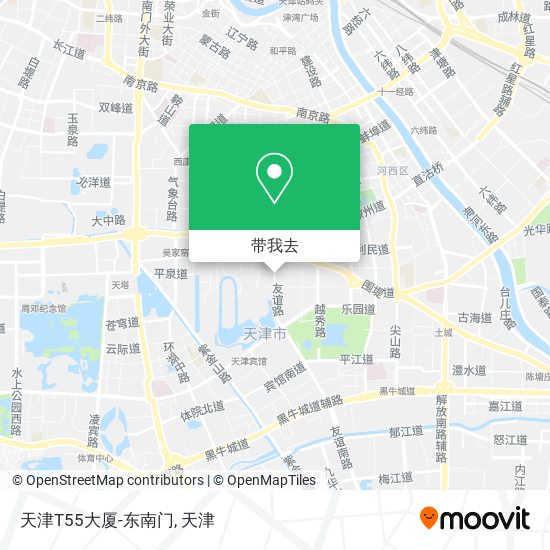 天津T55大厦-东南门地图