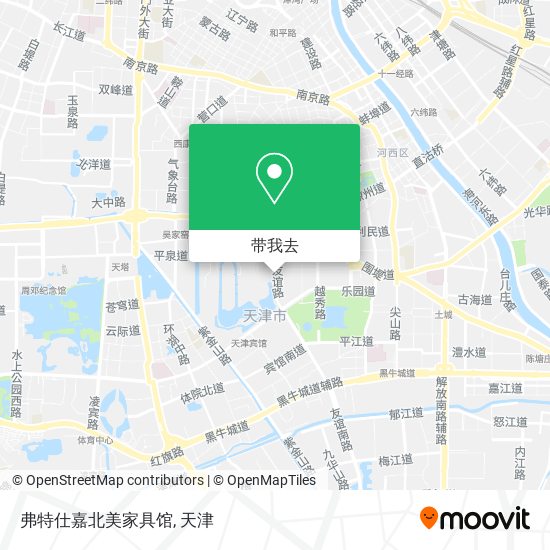 弗特仕嘉北美家具馆地图