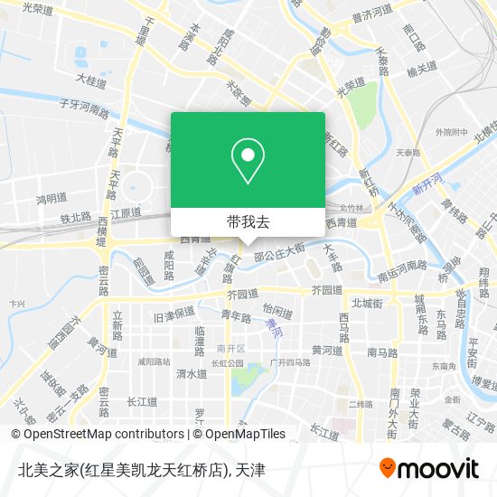 北美之家(红星美凯龙天红桥店)地图