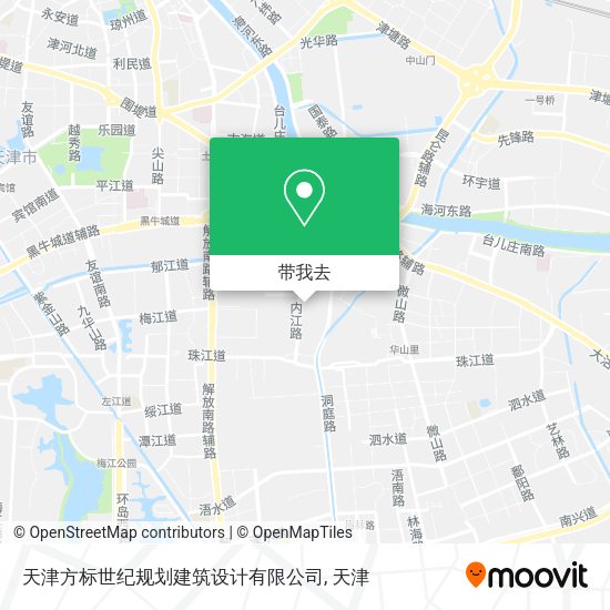 天津方标世纪规划建筑设计有限公司地图