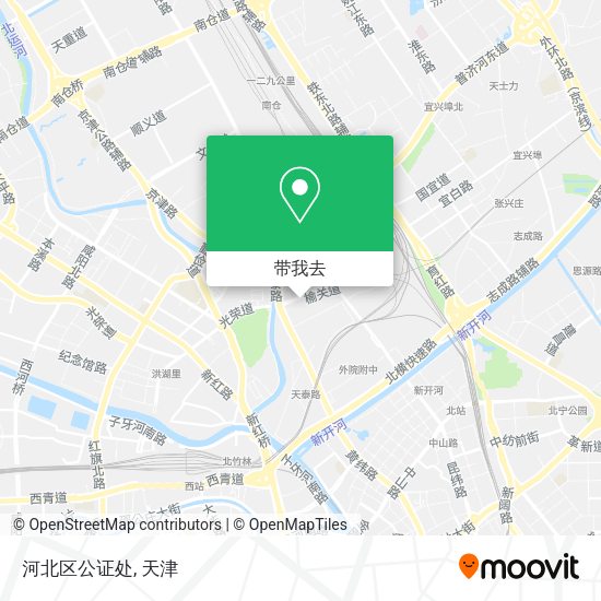 河北区公证处地图