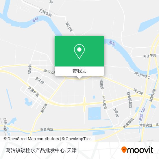 葛沽镇锁柱水产品批发中心地图