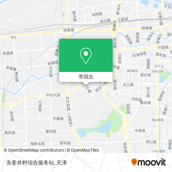 东姜井村综合服务站地图
