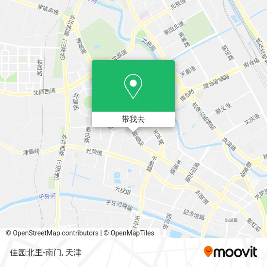 佳园北里-南门地图