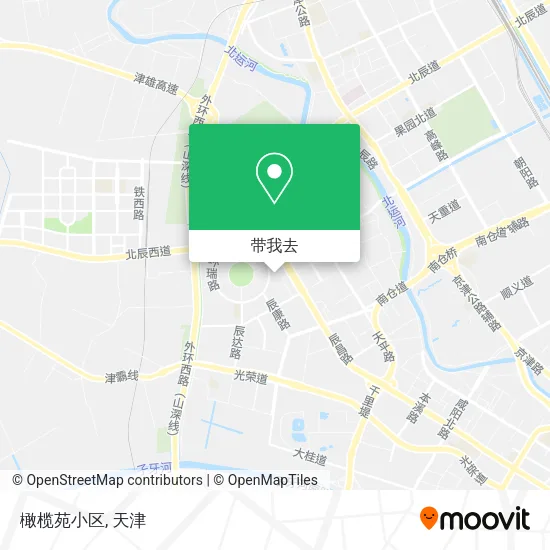 橄榄苑小区地图