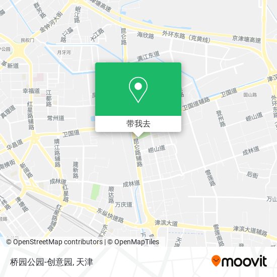 桥园公园-创意园地图