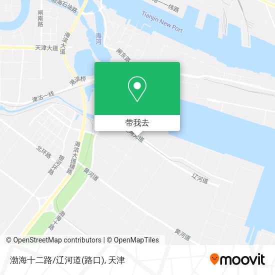 渤海十二路/辽河道(路口)地图