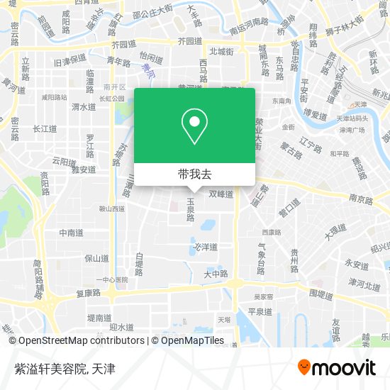 紫溢轩美容院地图