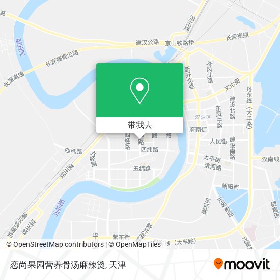 恋尚果园营养骨汤麻辣烫地图