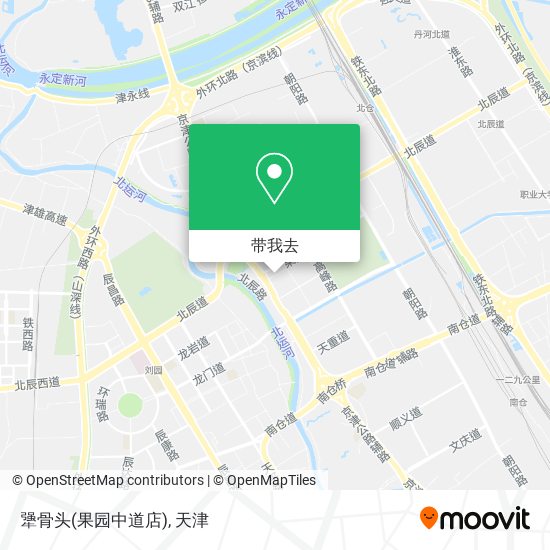 犟骨头(果园中道店)地图