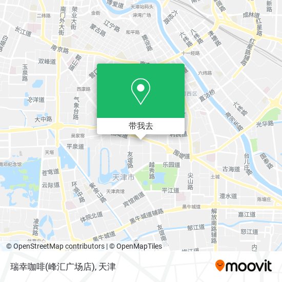 瑞幸咖啡(峰汇广场店)地图