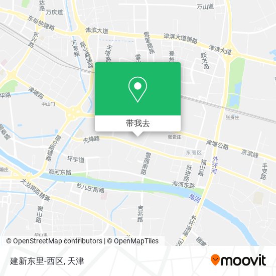 建新东里-西区地图