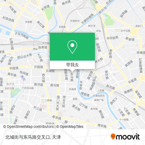 北城街与东马路交叉口地图