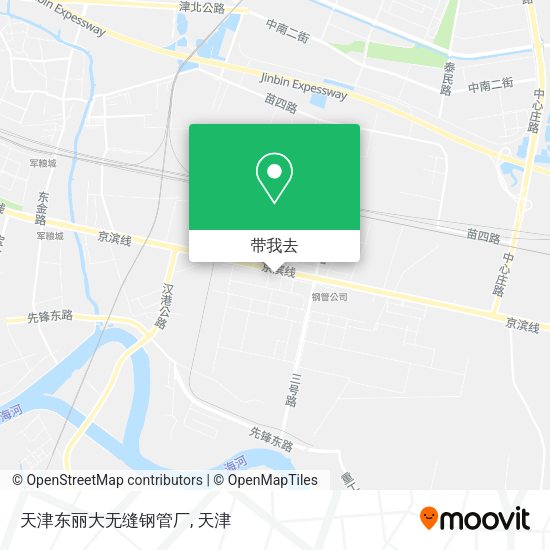 天津东丽大无缝钢管厂地图