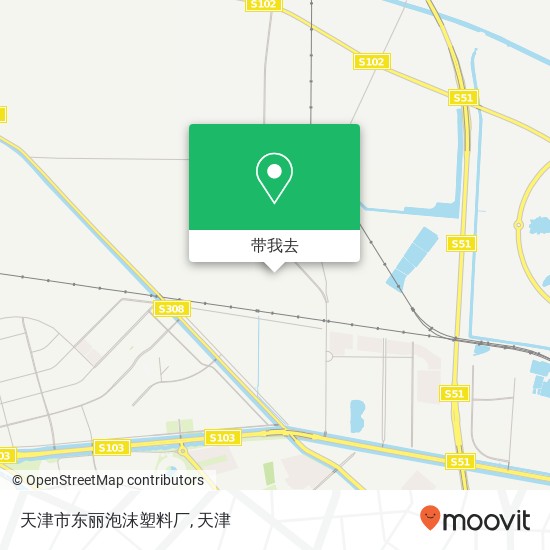 天津市东丽泡沫塑料厂地图