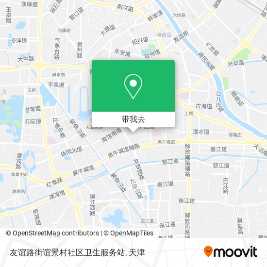 友谊路街谊景村社区卫生服务站地图