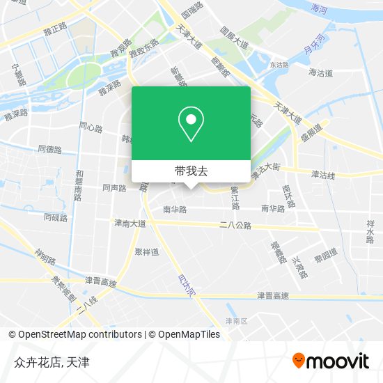 众卉花店地图