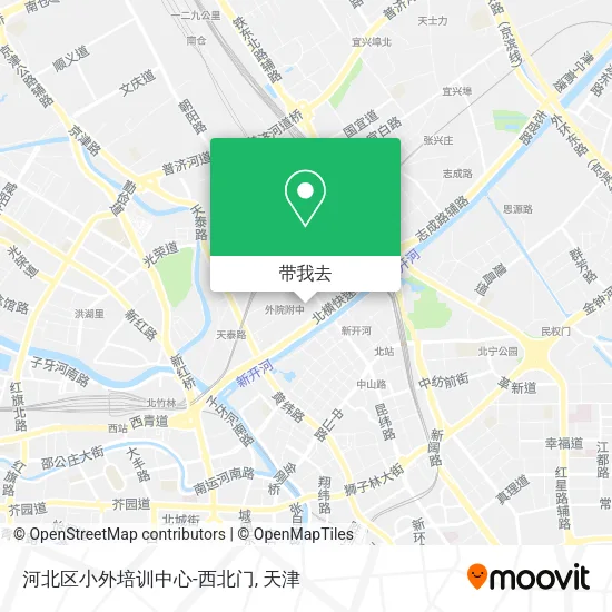 河北区小外培训中心-西北门地图