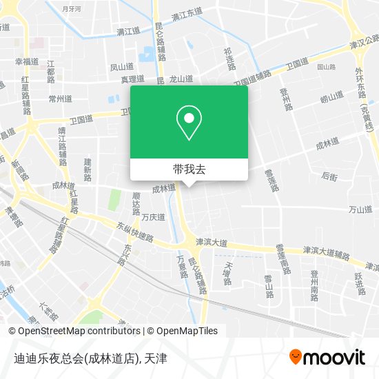 迪迪乐夜总会(成林道店)地图