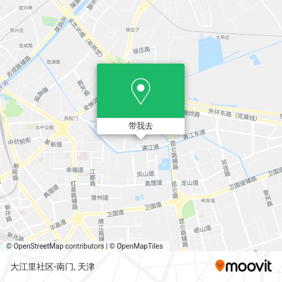 大江里社区-南门地图
