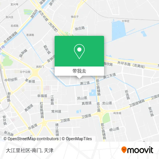 大江里社区-南门地图