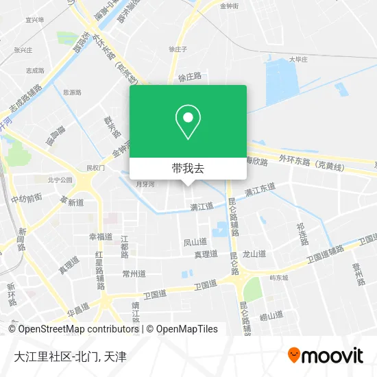 大江里社区-北门地图
