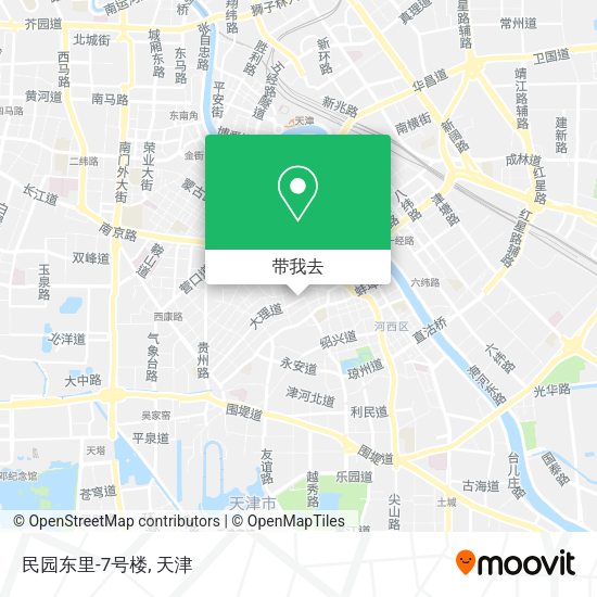 民园东里-7号楼地图