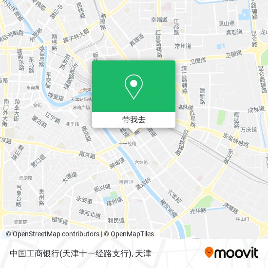 中国工商银行(天津十一经路支行)地图