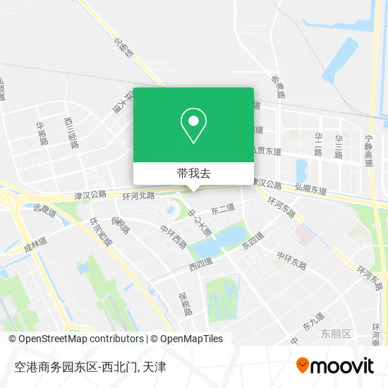 空港商务园东区-西北门地图