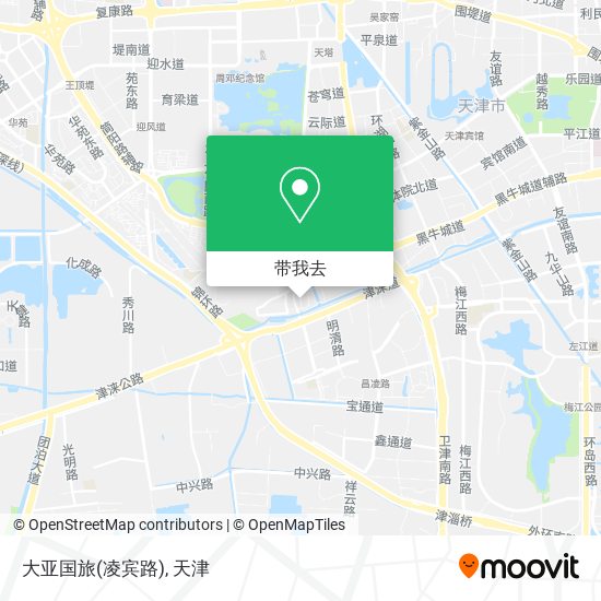 大亚国旅(凌宾路)地图