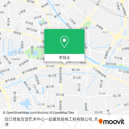 交口登发百货艺术中心一起建筑装饰工程有限公司地图