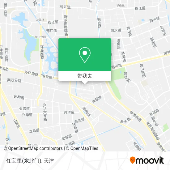 任宝里(东北门)地图