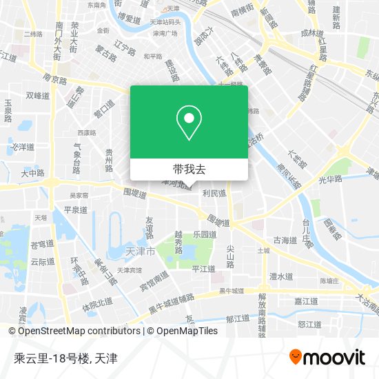 乘云里-18号楼地图