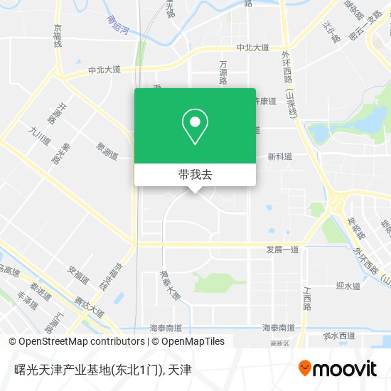曙光天津产业基地(东北1门)地图