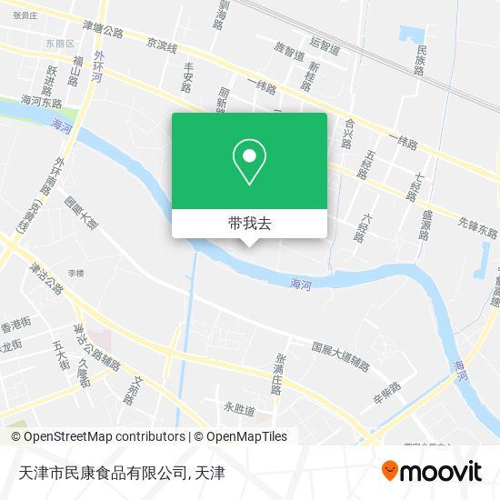 天津市民康食品有限公司地图