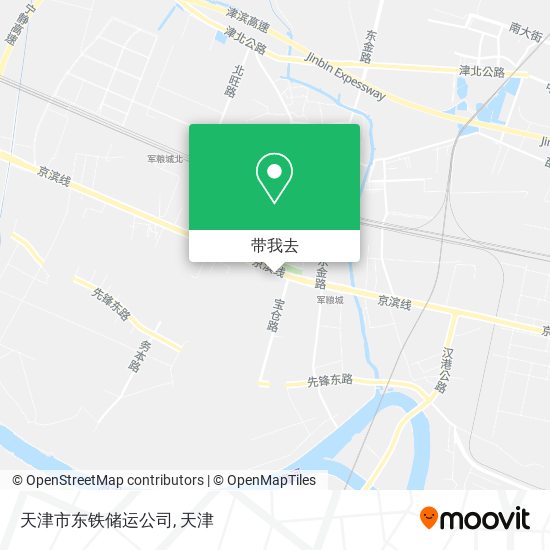 天津市东铁储运公司地图