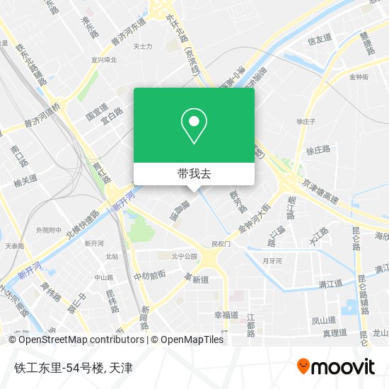 铁工东里-54号楼地图