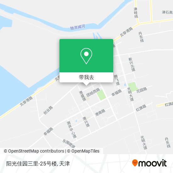 阳光佳园三里-25号楼地图