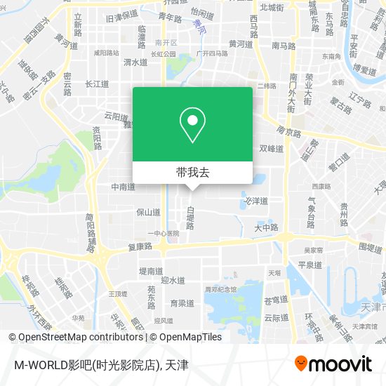 M-WORLD影吧(时光影院店)地图