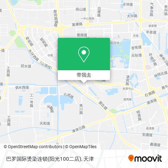 巴罗国际烫染连锁(阳光100二店)地图