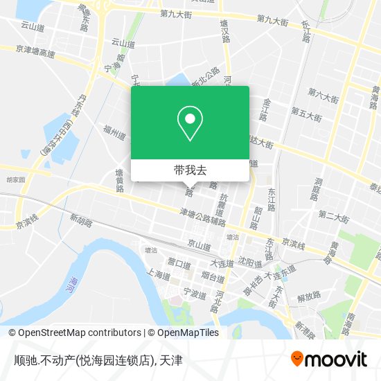 顺驰.不动产(悦海园连锁店)地图